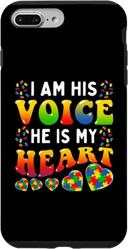 Vista 9 de Funda para iPhone 15 Mom Mama Autistic Autism Concientización Mes