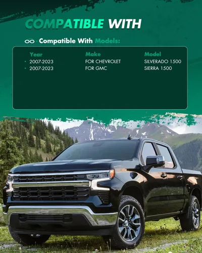 Vista 4 de SCTIOO Kit de elevación de nivelación delantera trasera de 3.5 pulgadas compatible con Chevrolet Silverado 1500 2007-2022, para GMC Sierra 1500