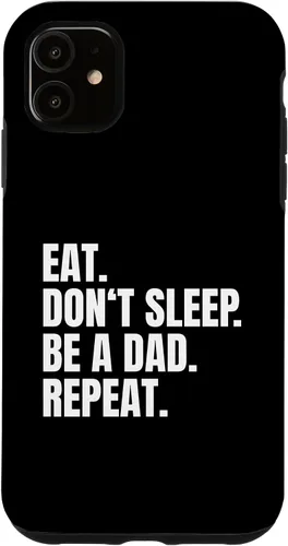 Vista 8 de Eat Don't Sleep Be A Dad Repeat Case for iPhone 17
