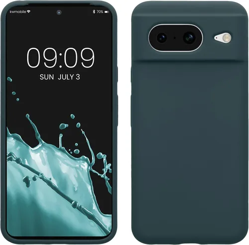 Vista 30 de kwmobile Funda compatible con Google Pixel 7 - Funda de silicona TPU con acabado suave - Piedra antigua