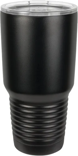 Vista 9 de Polar Camel Vaso aislado al vacío de acero inoxidable de 30 oz (negro)