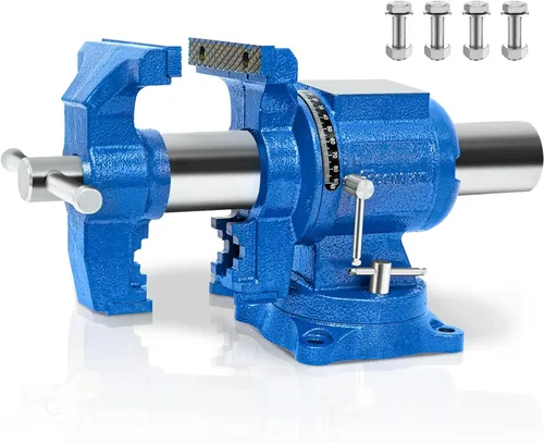 Vista 11 de Tornillo de banco de posicionamiento COGNATIVE 5" UPG 360°, fuerza de 8800LB