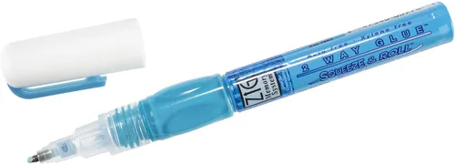 Vista 2 de Kuretake Zig 2 Way Glue Bolígrafo con punta esférica de 1mm, juego de 3 piezas, adhesivo para profesionales, artistas, manualidades, scrapbooking