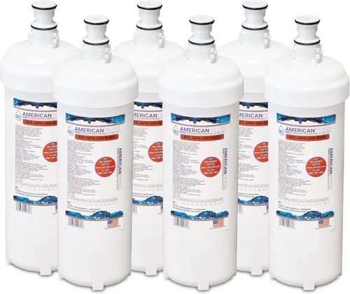 Vista 6 de Marca AFC, filtros de agua, modelo # AFC-APH-104-9000S, compatible con Cuno (R) HF20-MS HF25-S Fabricado en Estados Unidos 1