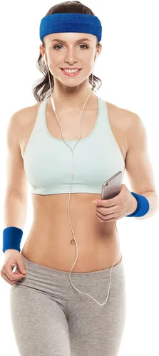 Vista 7 de SATINIOR Conjunto de calentador de piernas de los años 80 para mujer, diadema y muñequeras, traje de entrenamiento de los años 90, disfraz de yoga