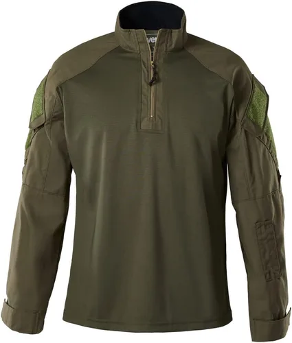 Vista 2 de Vertx Men's Recon Shirt, Long Sleeve Zipper Tactical Work Top with Pockets, Ripstop Fabric, EDC Survival Gear