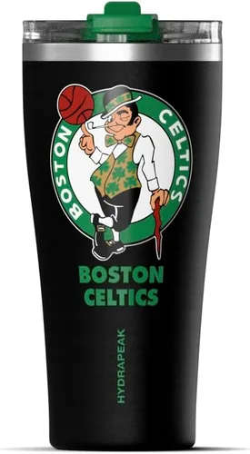 Vista 10 de Hydrapeak Atlanta Hawks - Botella de agua de acero inoxidable aislada al vacío de 30 onzas con licencia oficial de la NBA, con tapa con popote, a
