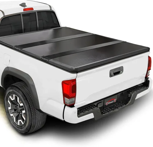 Vista 19 de Cubierta rígida de tres pliegues para Toyota Tundra 2000-2006 con caja de 6.5 pies Hard Truck Bed Cover, Not for Stepside, Fleetside, Waterproof