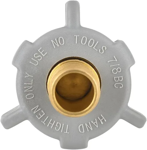 Vista 3 de Adaptador recto giratorio EFIELD 1/2" Pex X 7/8" BC (Ballcock) Tubería de latón PEX FittingsAdaptador recto giratorio de tuerca