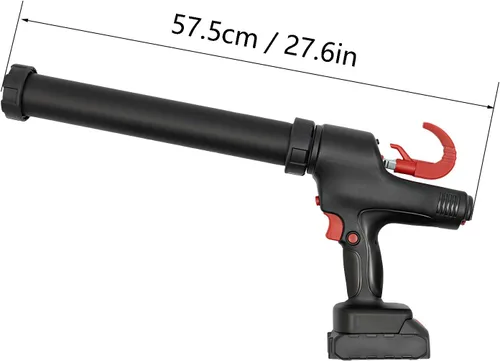 Vista 6 de Pistola de calafateo inalámbrica, pistola eléctrica de calafateo de 21 V y pistola adhesiva para cartuchos de 10 a 20 onzas con 2