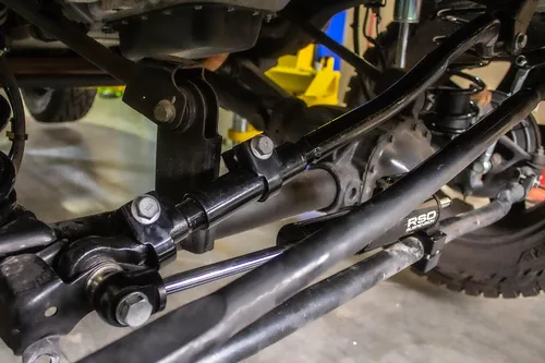 Vista 7 de RSO Suspension Beast Barra de riel delantera forjada ajustable 0-6 pulgadas elevación compatible con 07-18 Wrangler JK/JKU