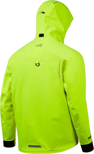 Vista 2 de BASSDASH Valor - Chaquetas de pesca impermeables para hombres y mujeres, chaqueta de lluvia transpirable y resistente al viento