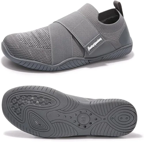 Vista 7 de FUNKYMONKEY Zapatos deportivos acuáticos para hombre, de secado rápido, sin cordones, adecuados para uso casual, caminar, fitness, vadear y otras