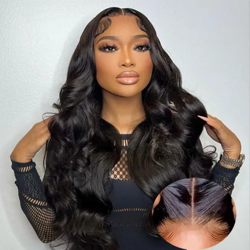 Vista 15 de Peluca de Cabello Humano con Corte Pixie Bob Sin Pegamento Pre Desplumada Pre Cortada Húmeda y Ondulada Pelucas de Encaje Frontal para Mujeres