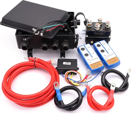 Vista 12 de Relé de contactor solenoide de cabrestante de 12V 500A para cabrestantes ATV UTV de 8000lbs-17000lbs