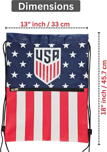 Vista 4 de FOCO Mochila con cordón y bolsillo con cremallera, con licencia oficial, nailon Cordura