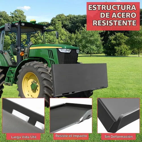 Vista 4 de Placa de montaje para minicargadora de 1/2" con enganche rápido, placa de cargadora compatible con Bobcat Kubota, con garantía de un año