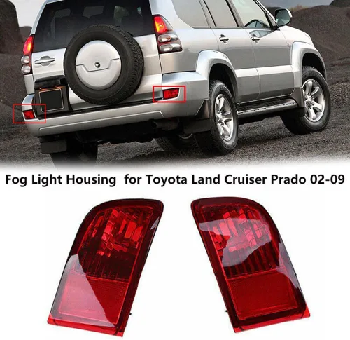 Vista 2 de Para Toyota Land Cruiser Prado 120 2002-2009, lámpara de parachoques trasero