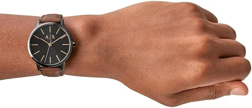 Vista 2 de Armani Exchange - Reloj de vestir de acero inoxidable para hombre