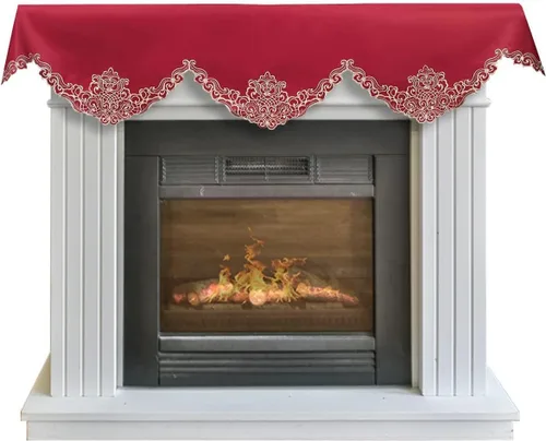 Vista 11 de Decozen Mantel Scarf for Fireplace, Fireplace Mantel Decor, Valentines Day Gifts, Gift for Her