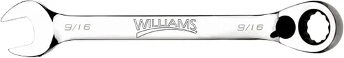 Vista 10 de Williams JHW1232RC - Llave de combinación de trinquete reversible de 12 puntos SAE, con acabado de cromo altamente pulido - 2,54 cm