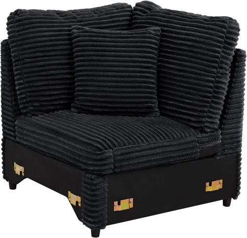 Vista 57 de RARZOE Módulo de Reposabrazos para Sofá Seccional Modular, Reposabrazos de Pana Módulo de Sofá Modular Parte Lateral para Sala de Estar Sofá