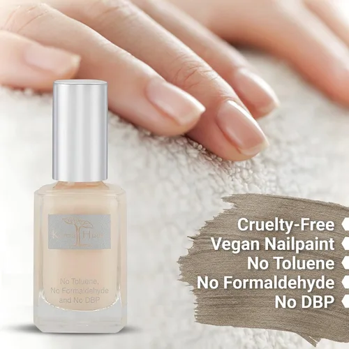 Vista 7 de Karma Naturals Esmalte de uñas – No tóxico, vegano y libre de crueldad (Creme Brulee, 0.43 onzas líquidas)
