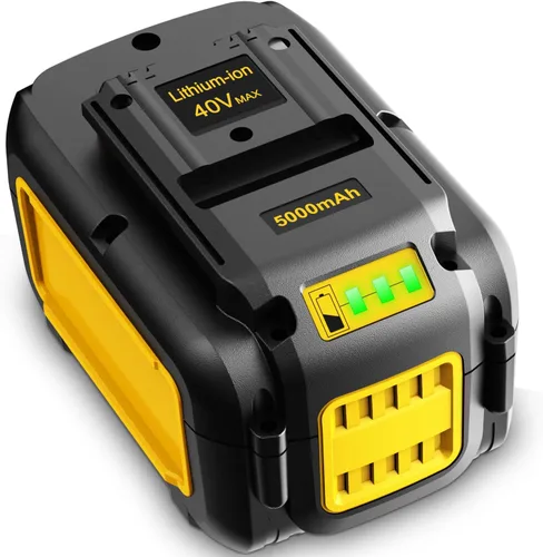 Vista 7 de FSKE Reemplazo de 7.5Ah para batería Dewalt 40V DCB404 DCB406 DCB407 DCB114 Tiempo de funcionamiento extendido y compatible con herramientas
