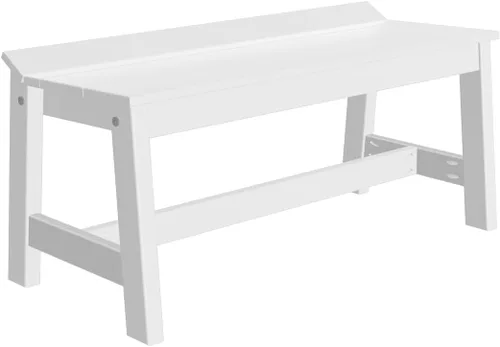 Vista 6 de Furniture Barn USA Poly Lumber - Banco de comedor de 41 pulgadas, caoba antigua multicolor (Antique Mahogany)