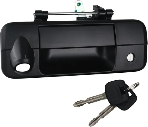 Vista 7 de Osompar Manija exterior del portón trasero con cilindro de cerradura con llave para Toyota Tundra 2007-2013 Reemplaza 69090-0C040 690900C040 81213
