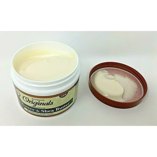 Vista 3 de Originals by Africa's Best Crema corporal hidratante de manteca de cacao y manteca de karité, mezcla superior de ingredientes naturales para una