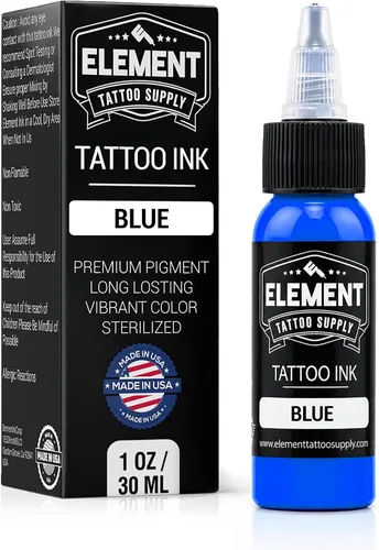 Vista 56 de Element Tattoo Supply - Tinta negra para tatuaje, 8 onzas, tinta negra Negro