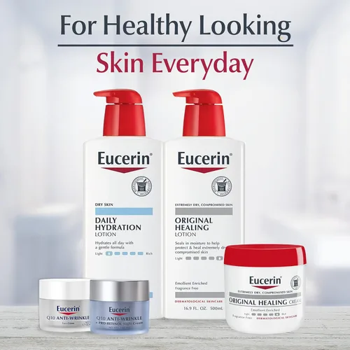 Vista 11 de Eucerin Original Healing Rich Loción corporal para piel extremadamente seca y comprometida, humectante corporal enriquecido con emolientes, botella