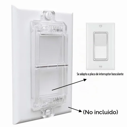 Vista 4 de ILIVABLE - Protector de interruptor de luz basculante, cubierta