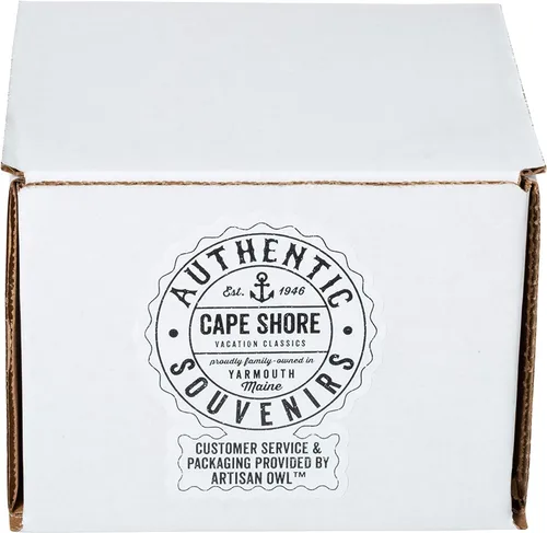 Vista 3 de Cape Shore Taza artesanal de cerámica de faro de 16 oz