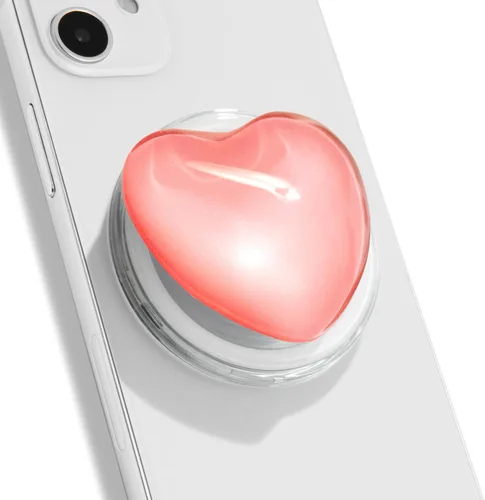 Vista 17 de OnTheGrip Compatible con Magsafe Magnético Lindo Diseño de Corazón de Vidrio Plegable Soporte de Teléfono Móvil de Agarre para Smartphone Tablet