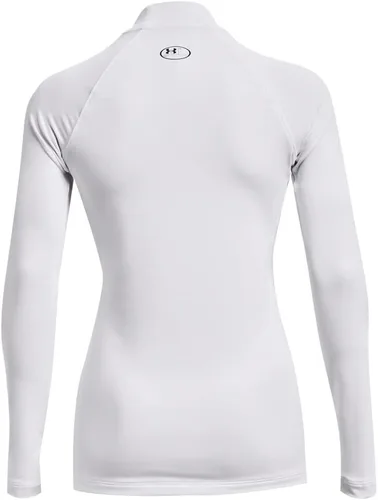 Vista 4 de Under Armour ColdGear Authentics - Camiseta de cuello alto falso para mujer