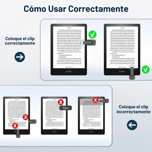 Vista 8 de DATAFY [Compatible con Fundas] Anillo Girador de Página con Control Remoto para Kindle Paperwhite Oasis Scribe Kobo eReaders, Controles Remotos