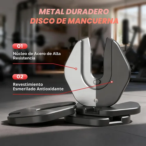 Vista 6 de Juego de mancuernas ajustables, 10 en 1/15 en 1, juego de mancuernas ajustables de 25/55/52.5 libras con mango antideslizante, equipo de ajuste