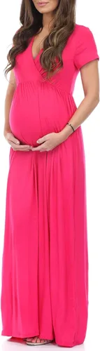 Vista 3 de Vestido de maternidad de manga corta para mujer, fabricado en EE.UU.
