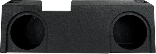 Vista 5 de QPower - Caja de subwoofer doble de 10 pulgadas para debajo del asiento, subcaja con puerto QBomb compatible con Chevy Silverado Crew y Double Cab