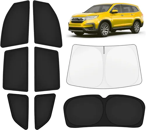 Vista 244 de KUST - Parasol plegable para parabrisas para BMW X1 E84, accesorios 2011 2012 2013 2014 2015, protector de visera de sol ajustable que bloquea