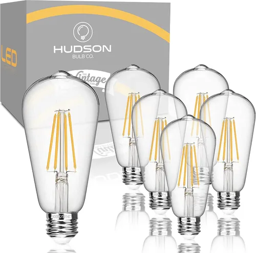 Vista 14 de Bombillas Edison incandescentes vintage de 60 W