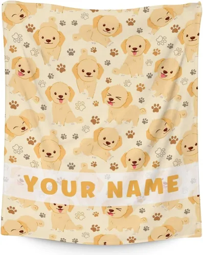Vista 9 de Golden Retriever - Manta de regalo – 30 x 40 pulgadas, bonita manta de perro para amantes de los perros, niños, niños y niñas, mantas suaves