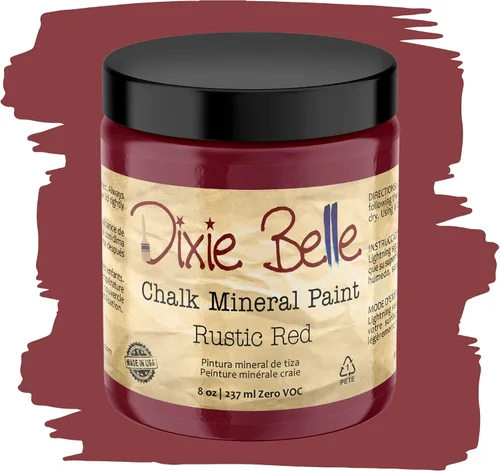 Vista 227 de Pintura para muebles con acabado de tiza Dixie Belle Paint Company - Amatista (4oz) - Pintura mineral de tiza chic púrpura profundo mate