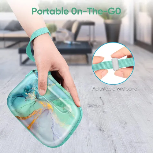 Vista 4 de Fintie Carrying Case Compatible with Razer Kishi Mobile Game Controller - Shockproof Hard Shell Protective Cover Travel Bag with Inner Pocket