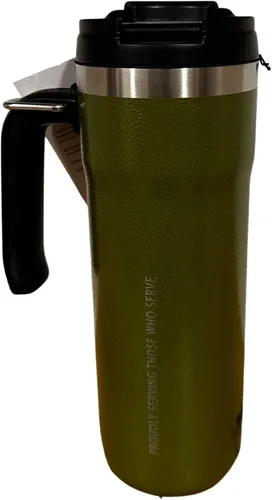Vista 2 de Starbucks Stanley Armed Forces Army Green Vaso Tumbler con Sellado al Vacío 20oz