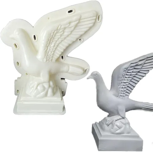Vista 5 de Molde de estatua de hormigón, moldes de cemento para animales, molde de estatua de jardín de concreto para decoración de jardín EAIVENY Unique