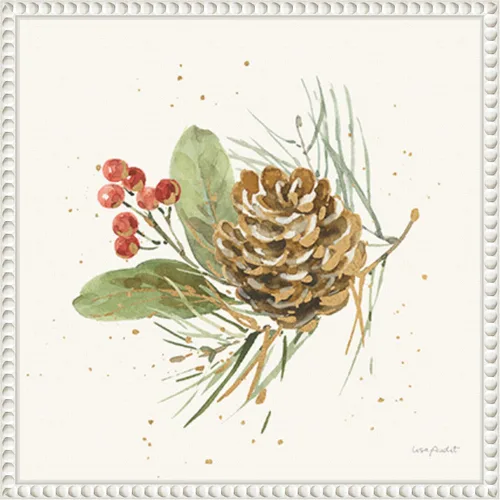 Vista 12 de Amanti Art Lienzo enmarcado para pared, 22 x 22 pulgadas, flores de invierno VI por Lisa Audit, lienzo enmarcado para pared, obras de arte